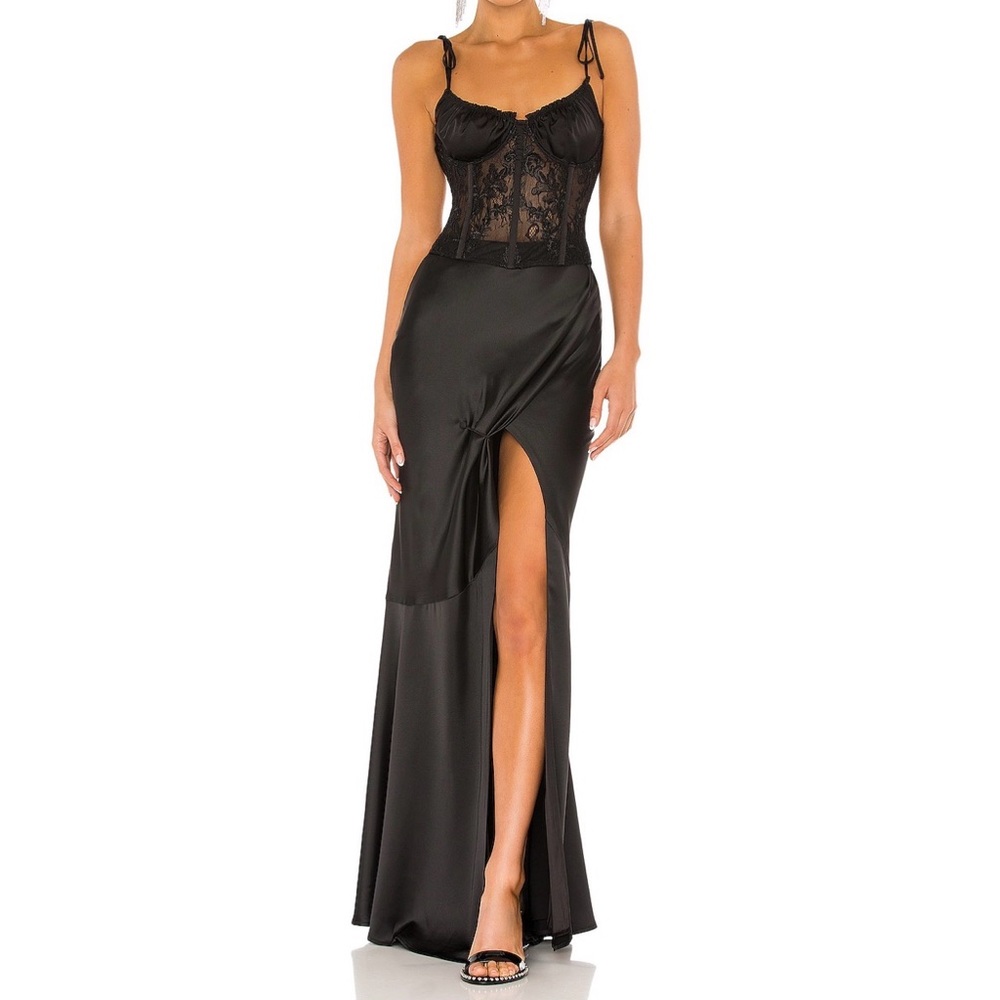 V. Chapman Calla Lily Gown Black | Size 0 | Worn Once | Wedding / Formal